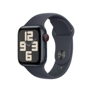 Apple Watch SE Midnight Aluminium Case with Midnight Sport Band