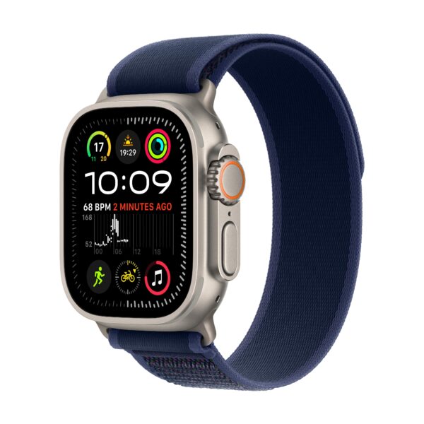 Apple Watch Ultra 2 GPS + Cellular Natural Titanium Case with Blue Trail Loop